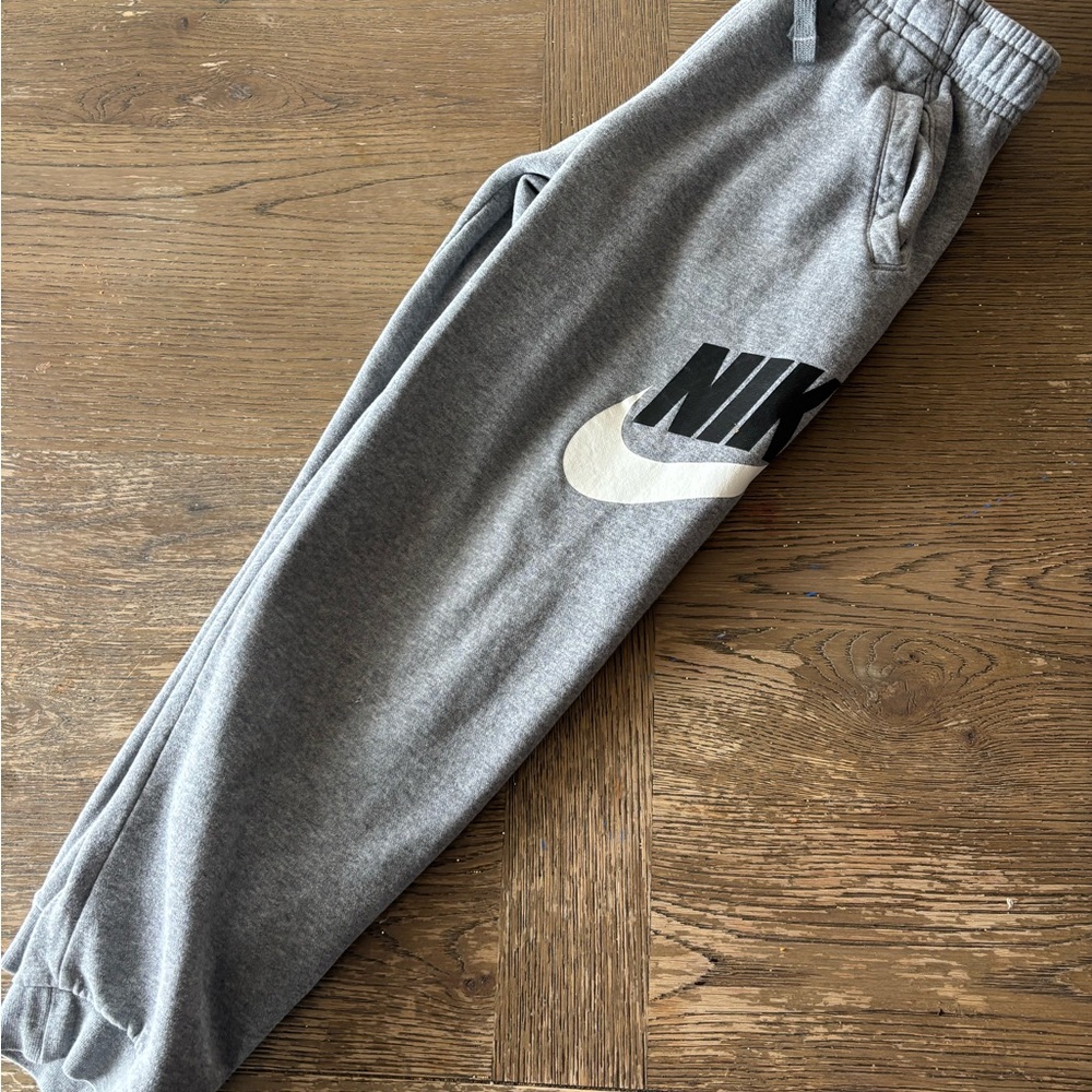 Nike Kids Charcoal Gray Sweatpants